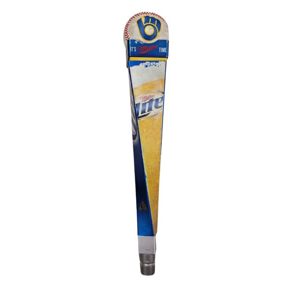 Source Unknown Other - Miller Lite Milwaukee Brewers Tap Handle